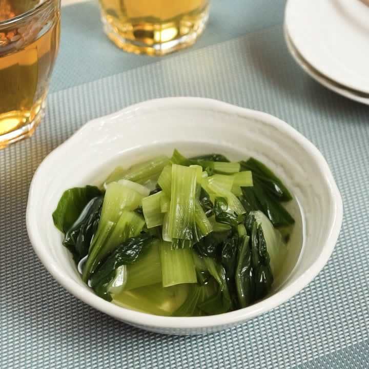 チンゲン菜の白だしおひたし