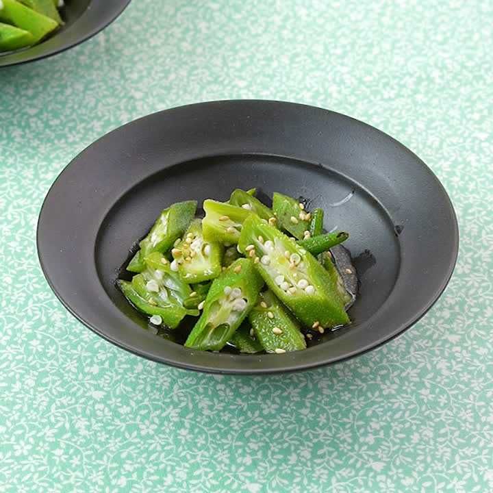 オクラの柚子胡椒和え