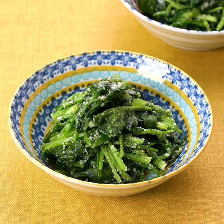ほうれん草のチーズあえ