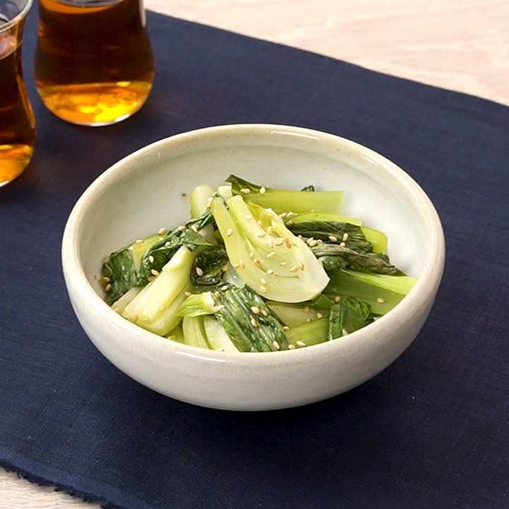 チンゲン菜の柚子胡椒和え