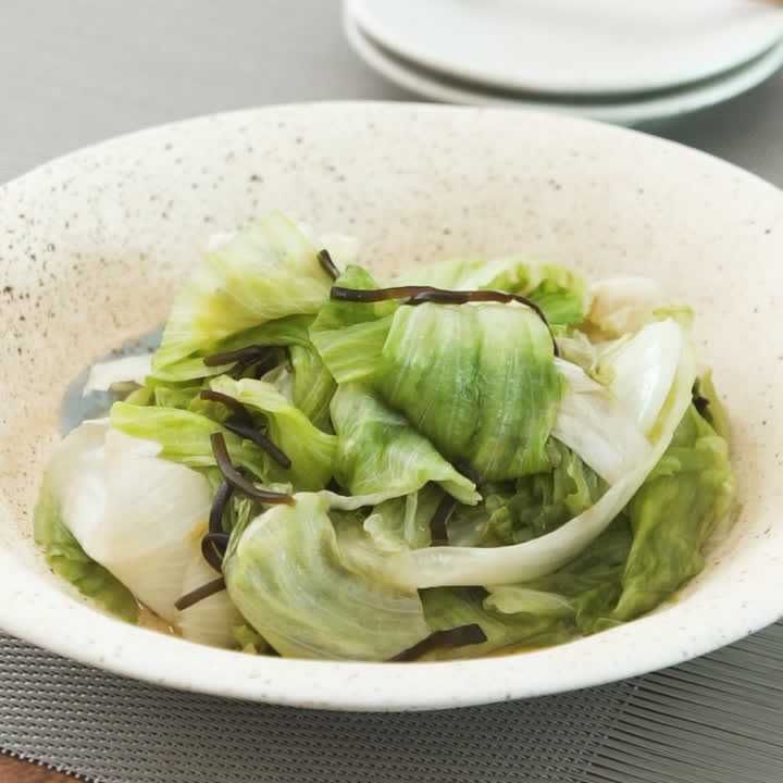 レタスのさっと煮