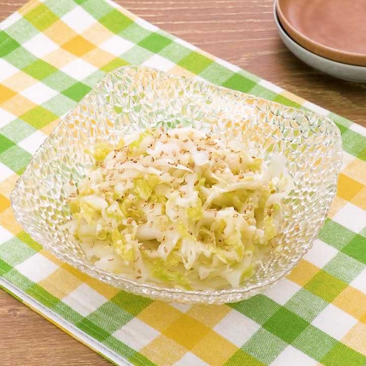 白菜の柚子胡椒和え