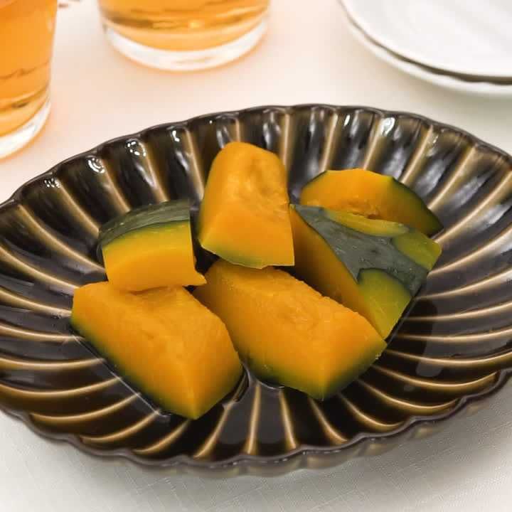 レンジでかぼちゃ煮