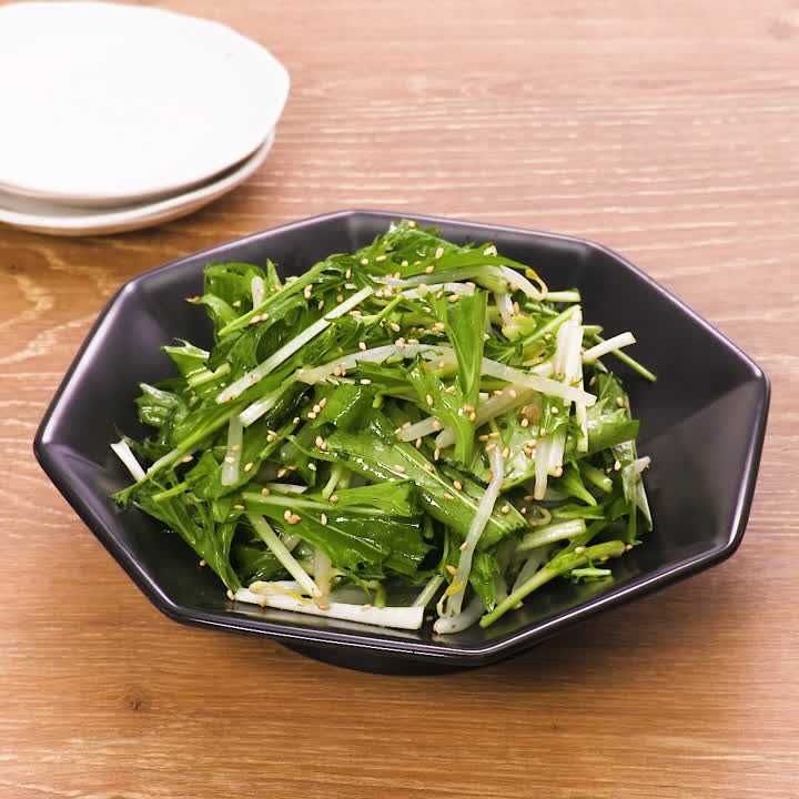 もやしと水菜の柚子胡椒ナムル
