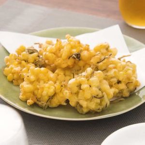 「とうもろこしの塩昆布かき揚げ」のレシピ動画
