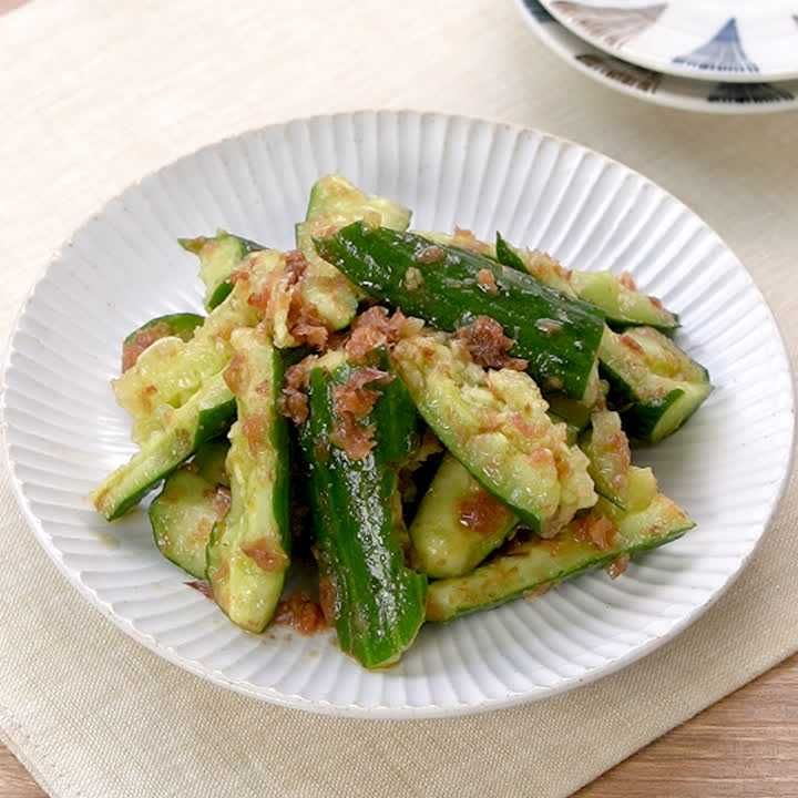 スピードおつまみ！ たたききゅうりのポン酢あえのレシピ動画・作り方