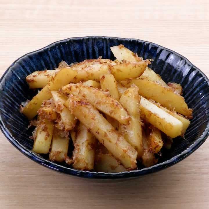 じゃがいものバターポン酢炒め