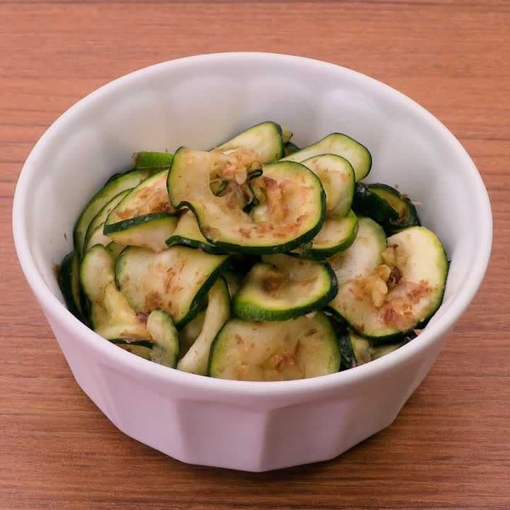 ズッキーニのさっぱりあえ