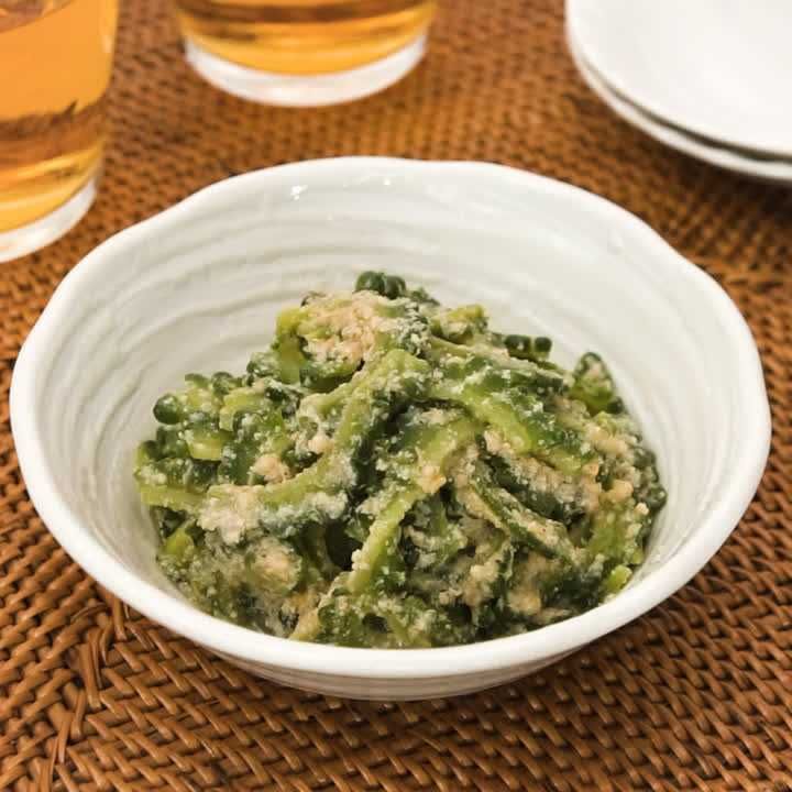 ゴーヤーのごまみそ和え