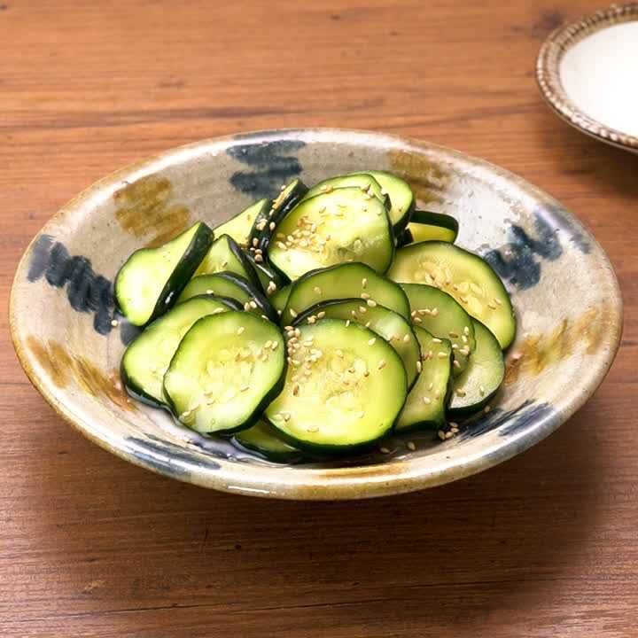 素材一つで簡単！ ズッキーニのさっぱり浅漬けのレシピ動画・作り方