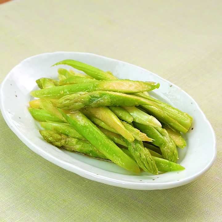 アスパラの生姜和え