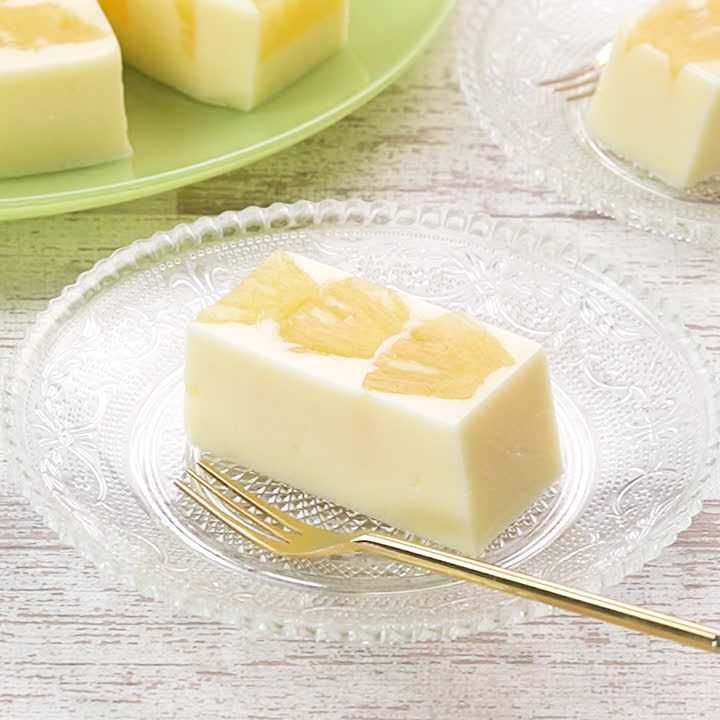 豆乳パイン寒天