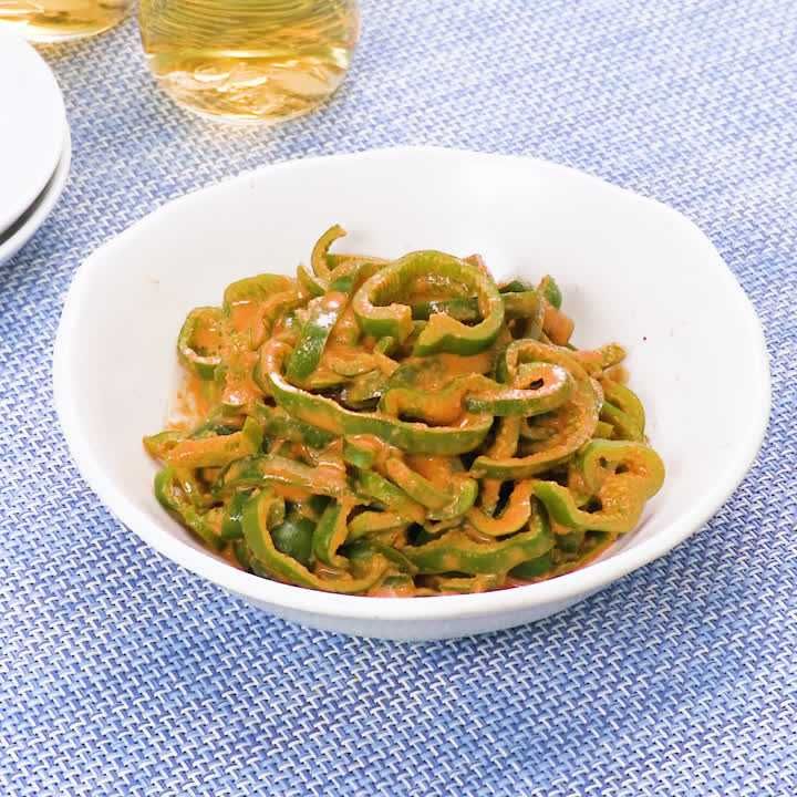 ピーマンのコチュマヨ和え