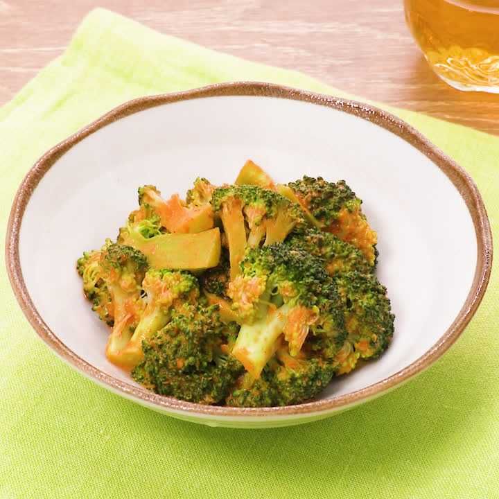 ブロッコリーのピリ辛和え