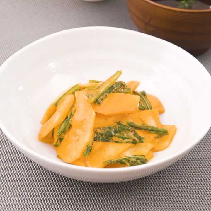 かぶのピリ辛和え