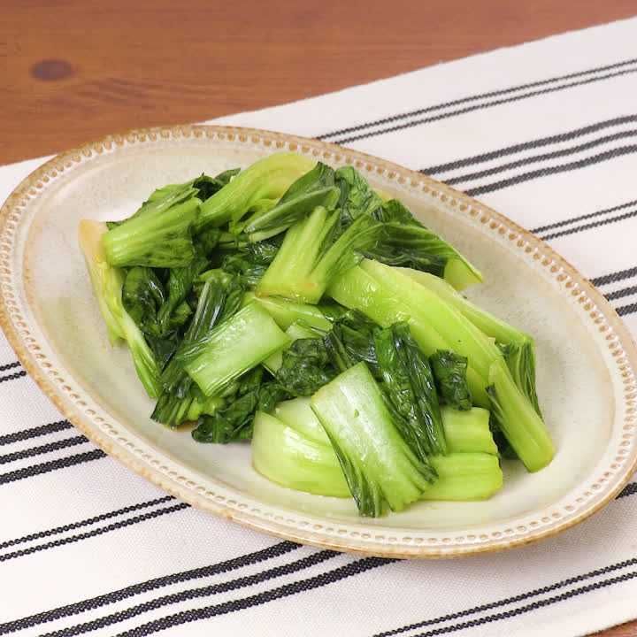 チンゲン菜の生姜和え