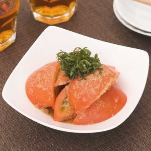 「トマトのごまだれがけ」のレシピ動画