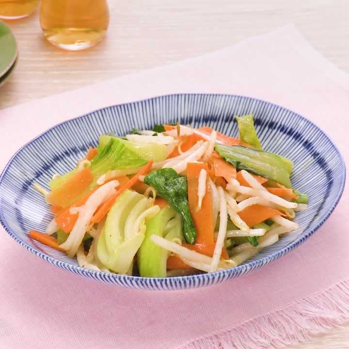 チンゲン菜の牛だしナムル