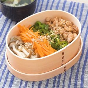 「ナムルの彩り弁当」のレシピ動画