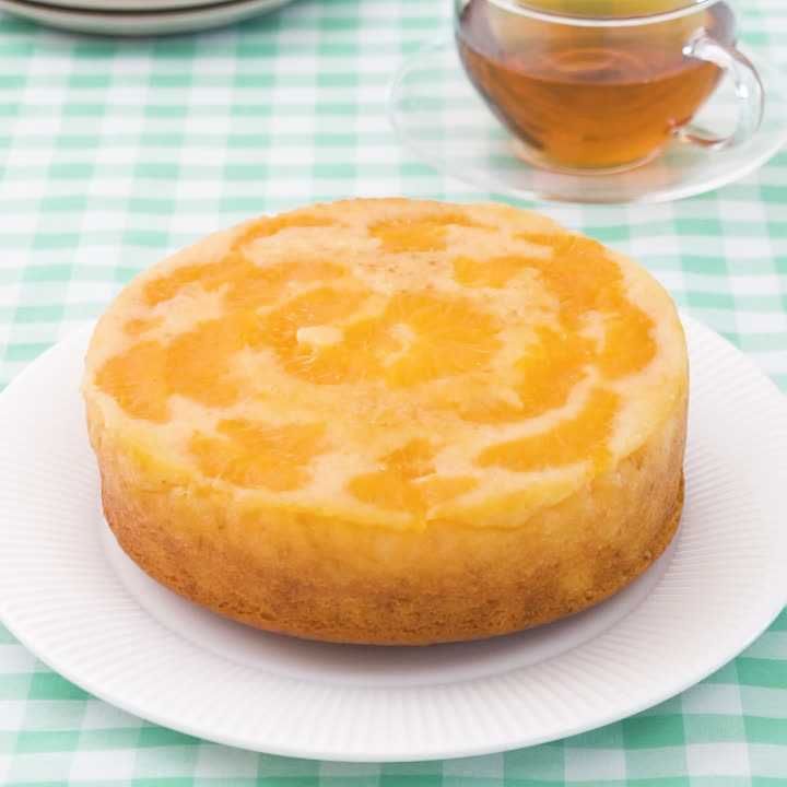 ぎっしりみかん缶ケーキ