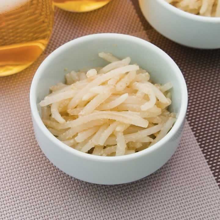 もやしのごまめんつゆナムル