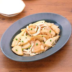 「たけのことサラダチキンの中華和え」のレシピ動画