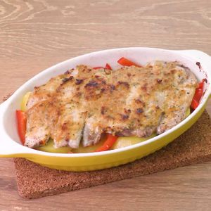 「イワシとじゃがいもの味噌マヨ焼き」のレシピ動画