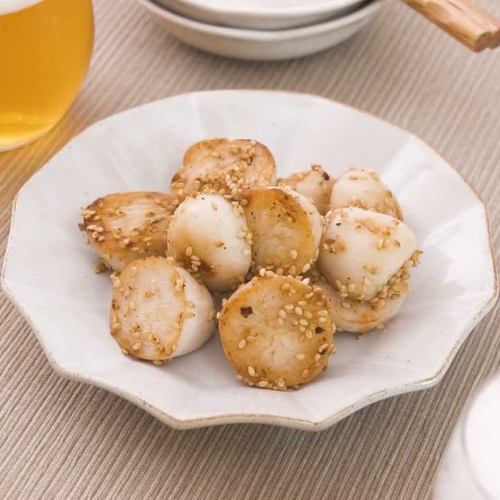 里芋の塩ごま炒め