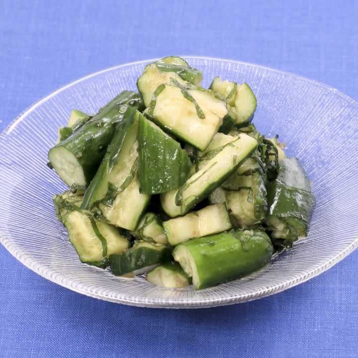 きゅうりと大葉の柚子胡椒和え