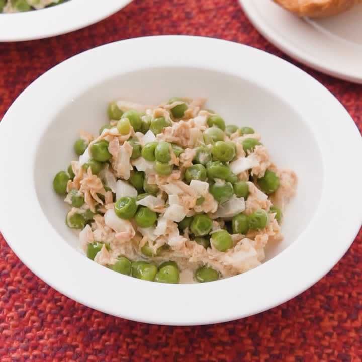 グリーンピースのツナマヨ和え