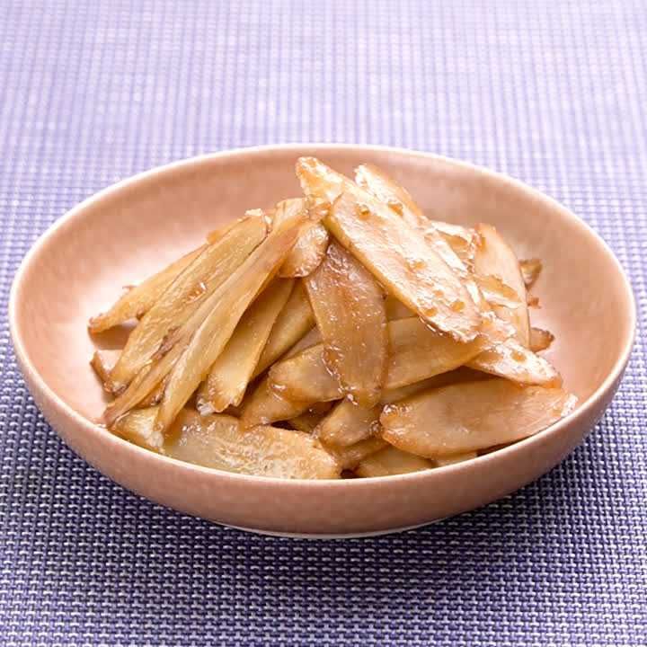 ごぼうの柚子胡椒炒め