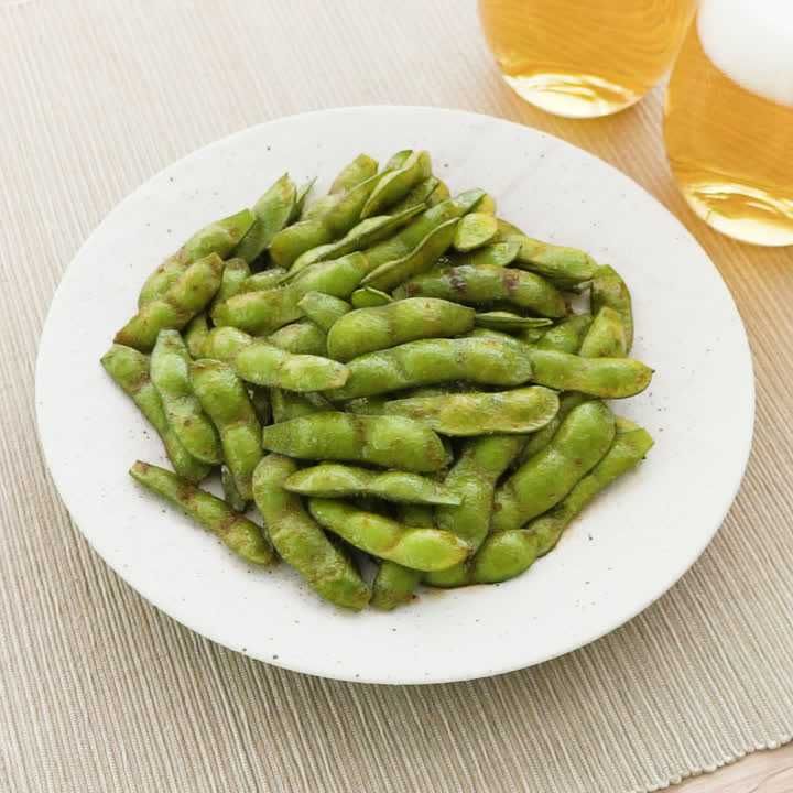 枝豆の柚子胡椒バター炒め