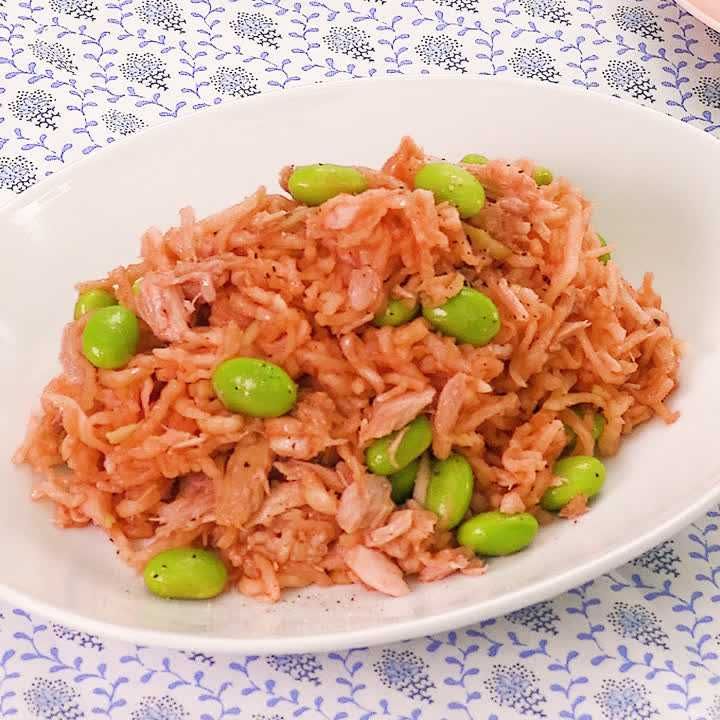 枝豆とツナの切り干し大根サラダ