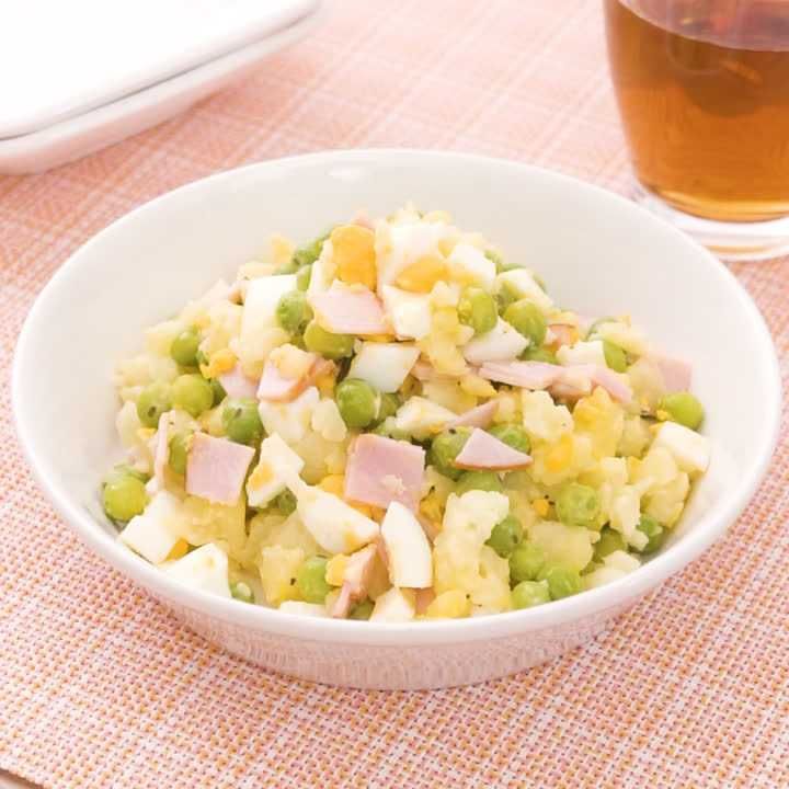 うすいえんどう豆の卵サラダ