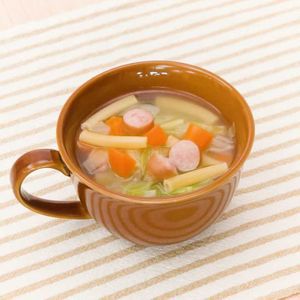 「マカロニの野菜スープ」のレシピ動画