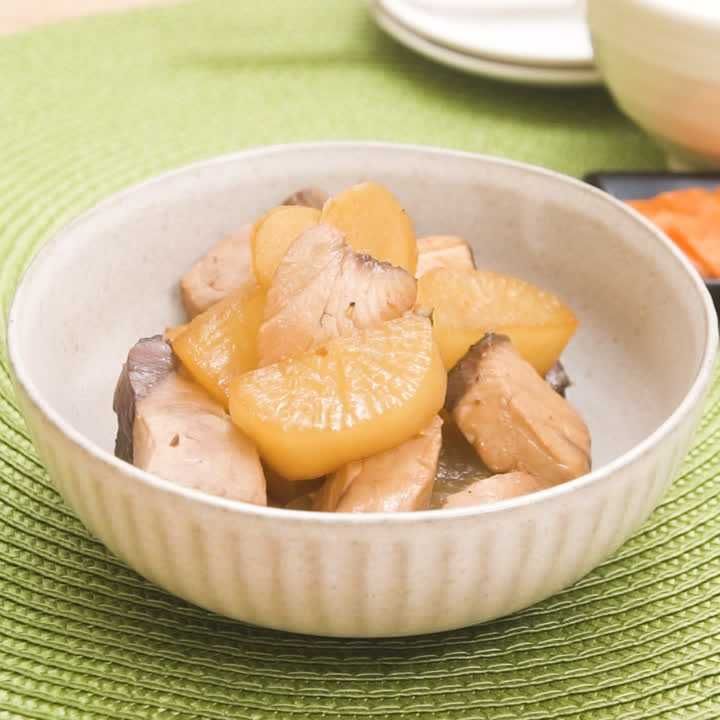 ポン酢でぶり大根