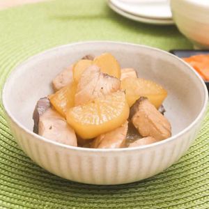 ポン酢でぶり大根