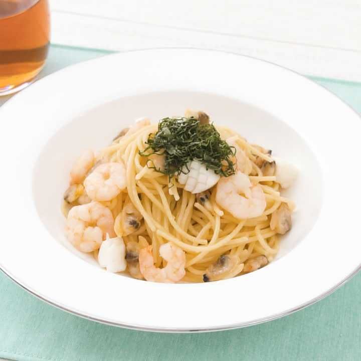 和風シーフードパスタ