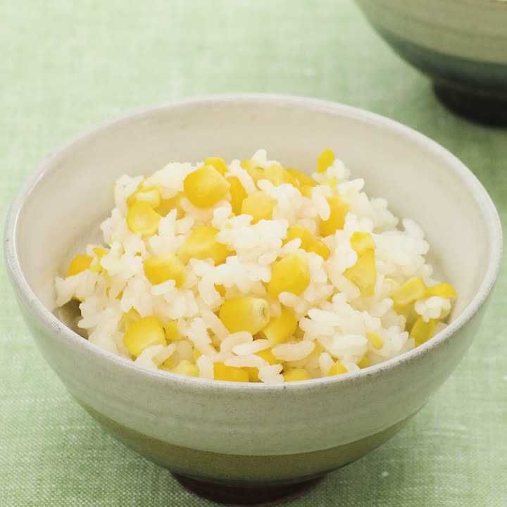 シンプルとうもろこしご飯