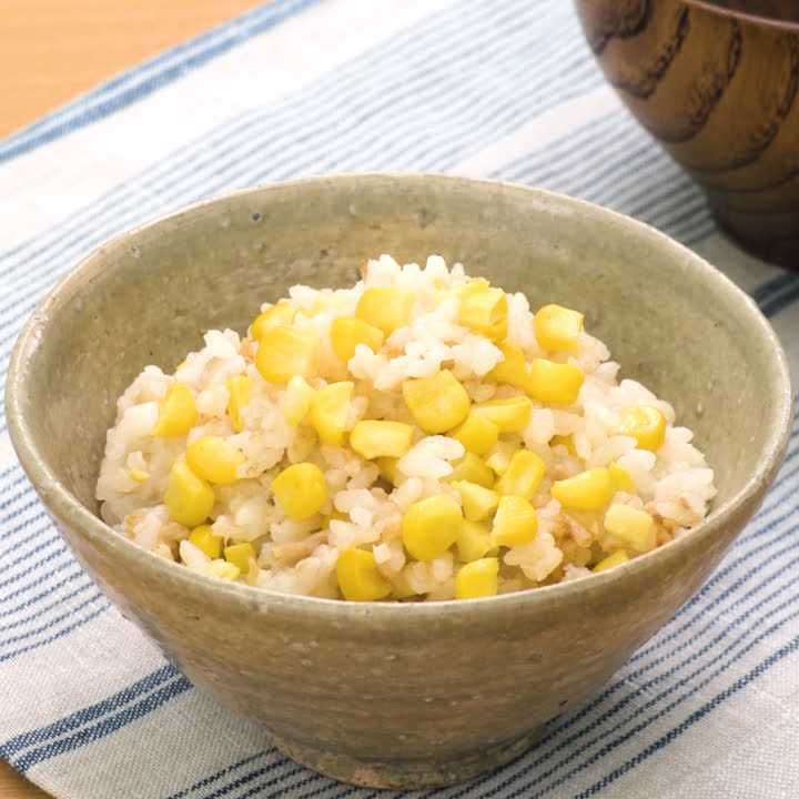 ツナのとうもろこしご飯