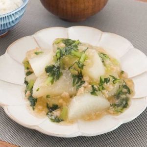 「大根とカニ缶の和風煮」のレシピ動画