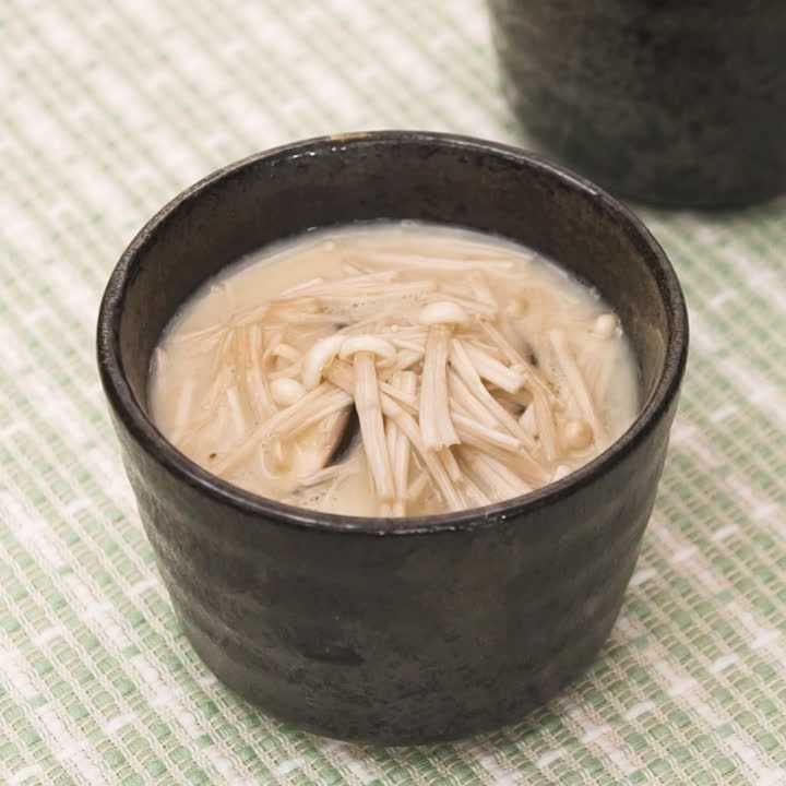 きのこ白だし茶碗蒸し