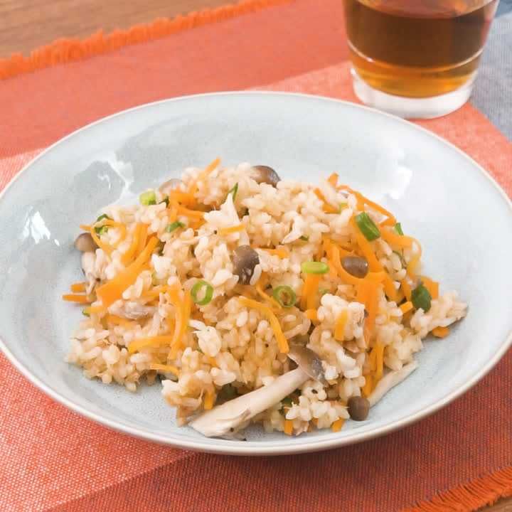 焼き鳥のタレでツナチャーハン