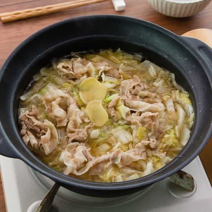豚肉の白菜鍋