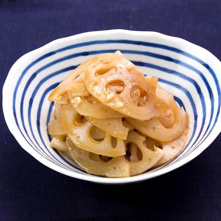 れんこんの生姜和え