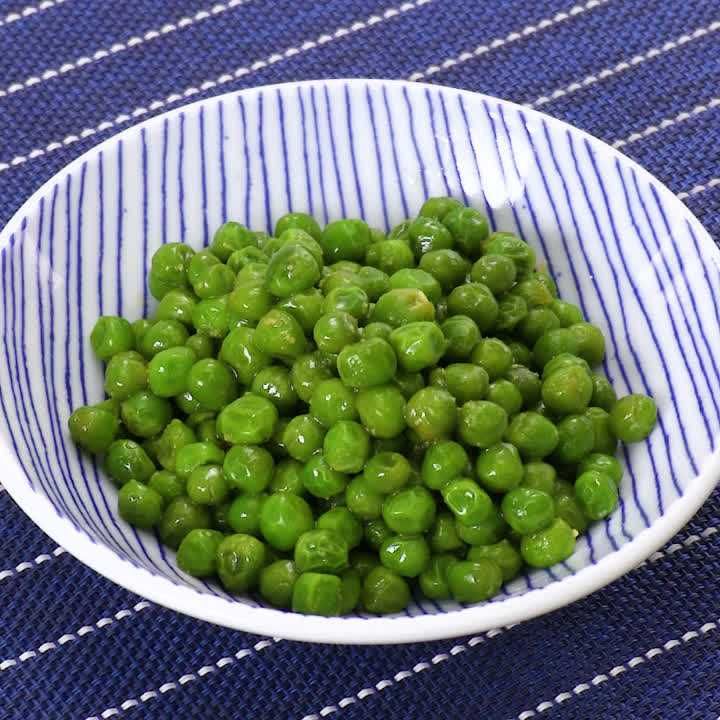 グリーンピースの生姜和え