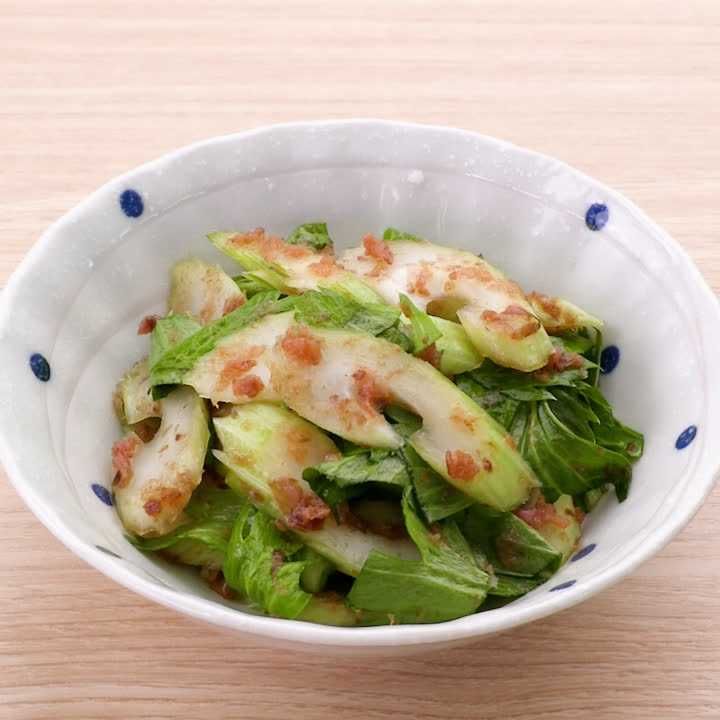 セロリの梅ポン酢あえ
