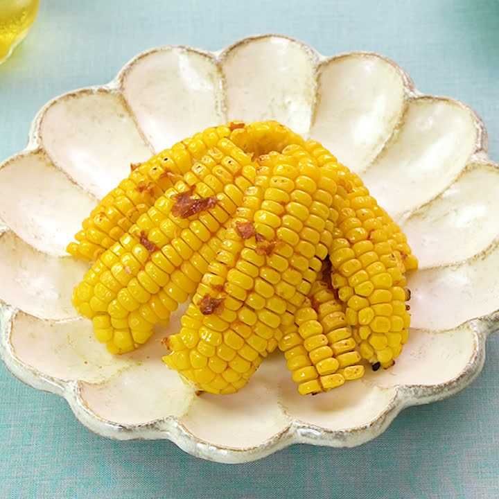 とうもろこしの梅ポン焼き