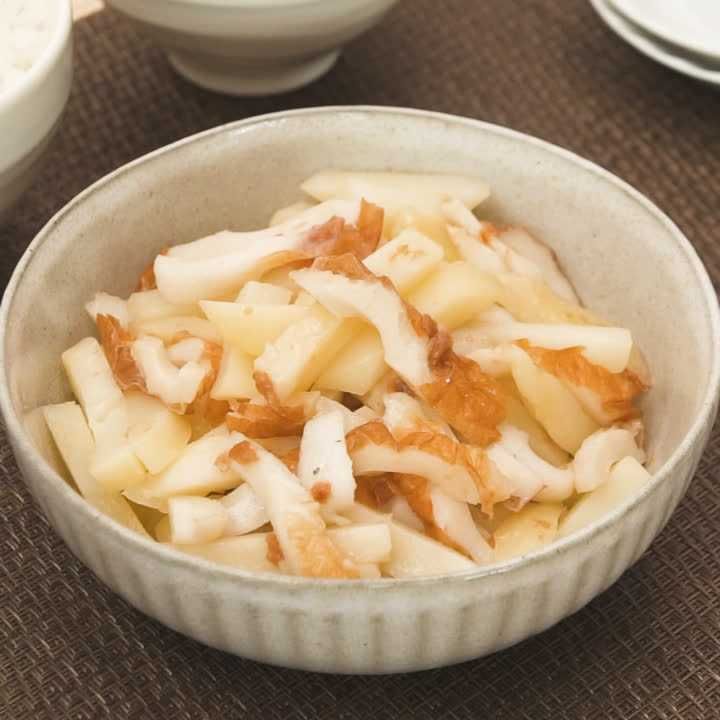 ちくわとじゃがいもの梅和え
