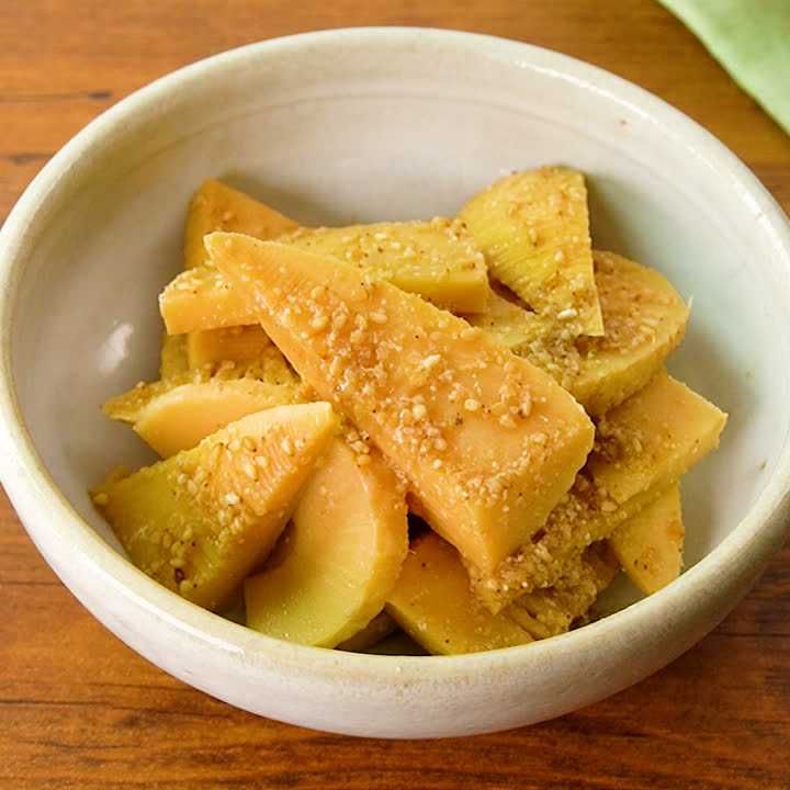 たけのこのさっぱり胡麻和え